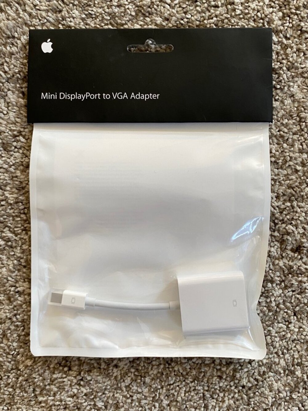 New & Factory Sealed Genuine Apple Mini DisplayPort to VGA Adapter MB572Z/A